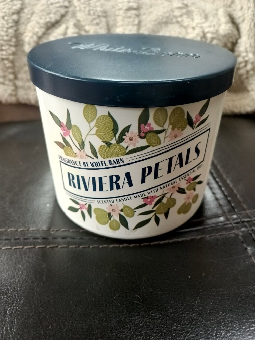 New White Barn Rivera Petals Candle 3 Wick 14.5 oz Bath & Body Works